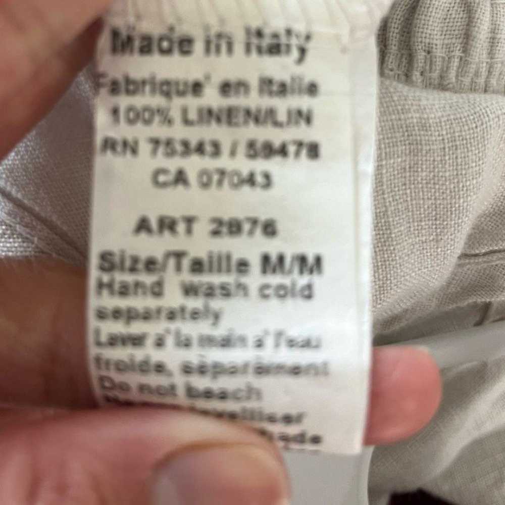 Terzo Millennio Sleeveless Linen Midi Dress Made … - image 7