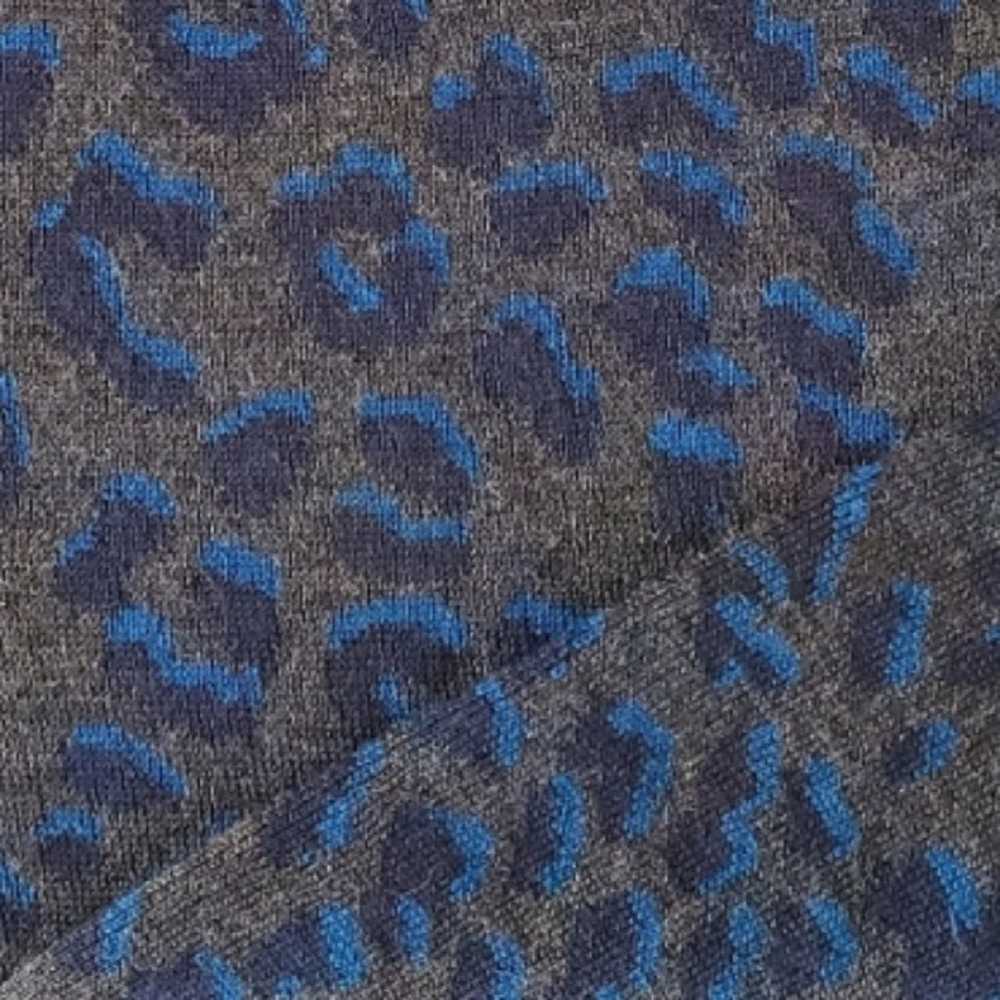 LOFT Women's Gray Animal Leopard Print Wool Blend… - image 9