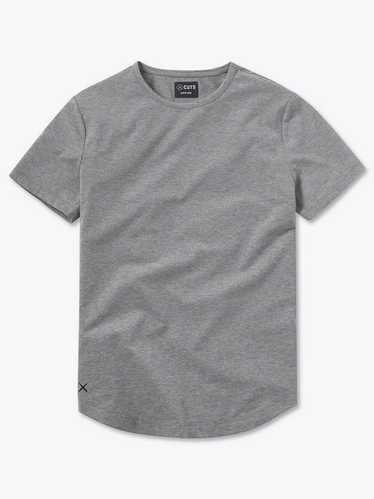 CUTS AO Curve-Hem Tee | Heather Grey Signature-fi… - image 1