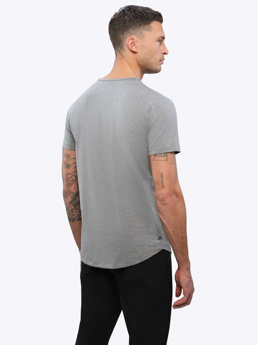 CUTS AO Curve-Hem Tee | Heather Grey Signature-fi… - image 2