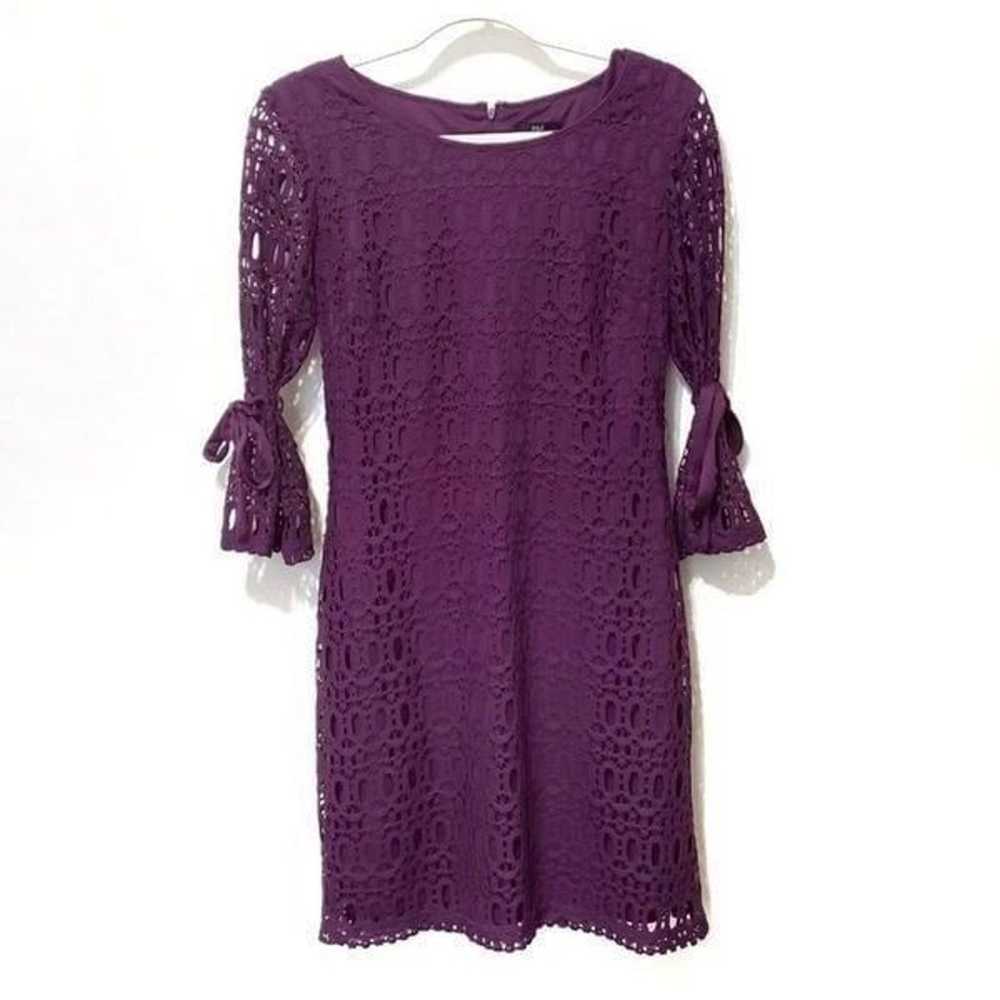 R & K Laced Long Sleeve Dress size 6 - image 1