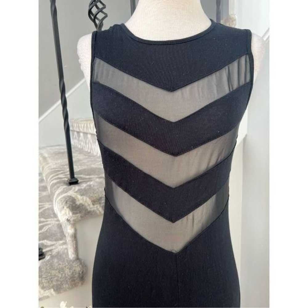 Lulus Maxi Dress Womens Small Black Jersey Knit S… - image 3
