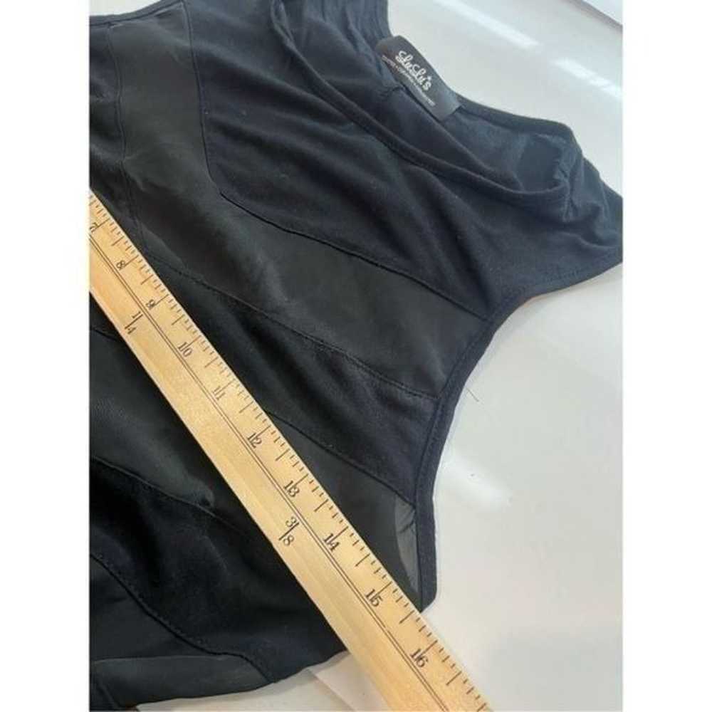 Lulus Maxi Dress Womens Small Black Jersey Knit S… - image 8