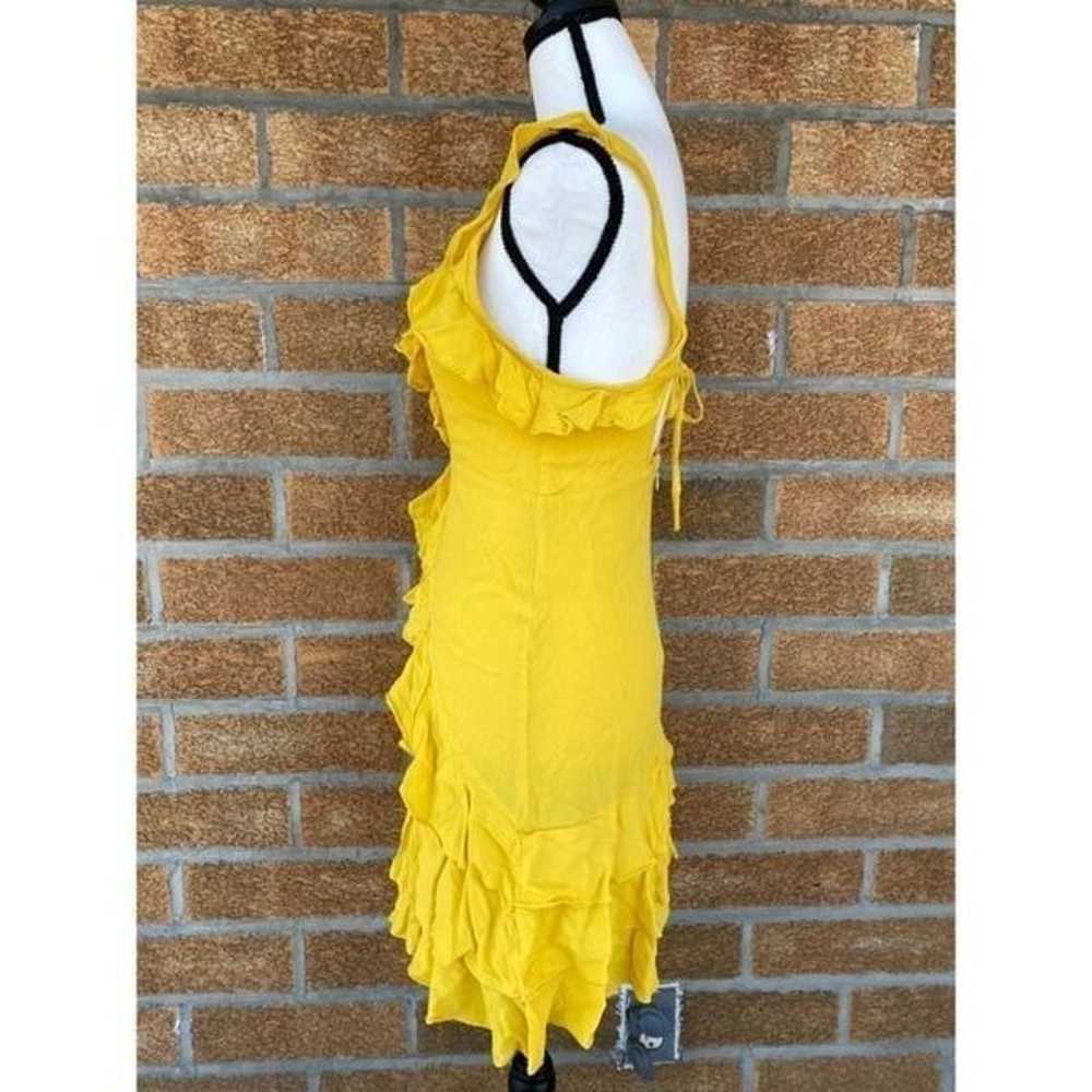 Lulus Carmela Yellow Ruffled Mini Dress - image 4