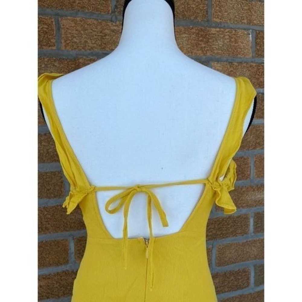 Lulus Carmela Yellow Ruffled Mini Dress - image 6