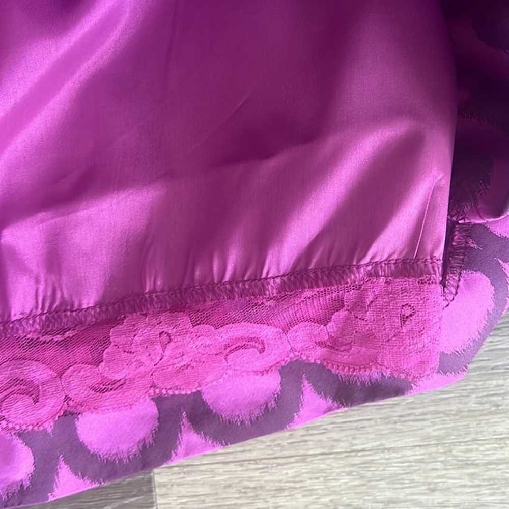 Trina Turk Purple Abstract Print Purple Dress 10 - image 7