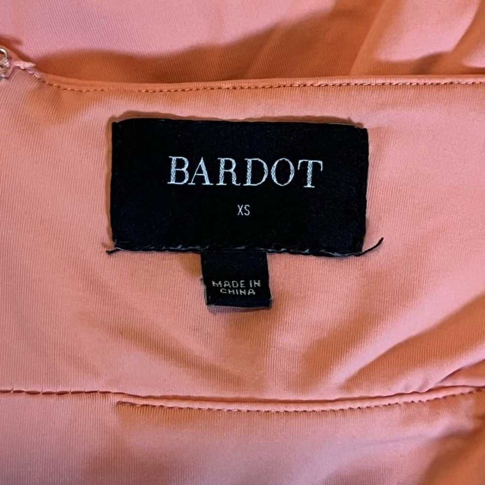 Bardot Guilia Halter Neck Midi Dress Peach Size XS - image 4