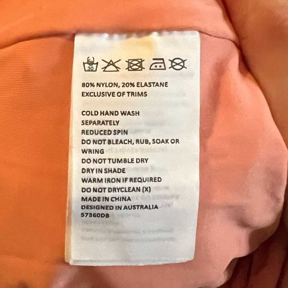 Bardot Guilia Halter Neck Midi Dress Peach Size XS - image 5