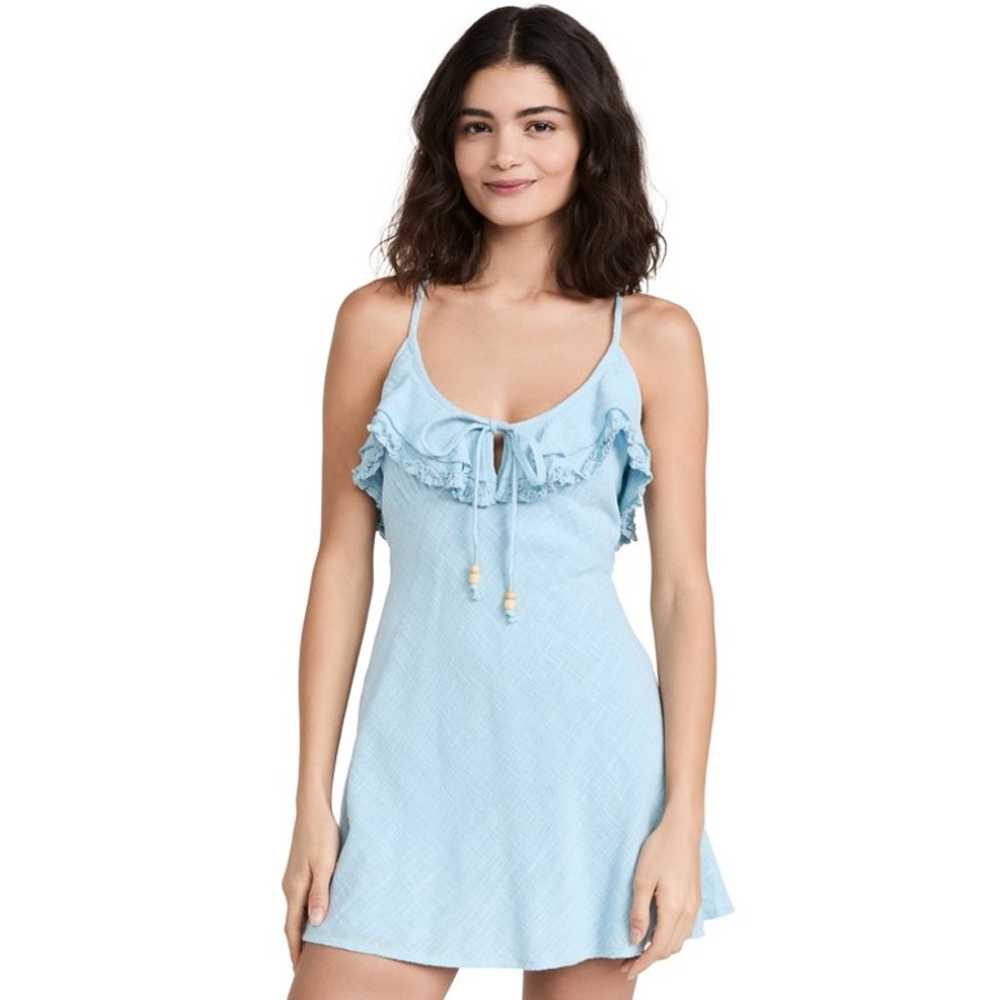 Free People Forever Love Mini Dress in Light Blue - image 6