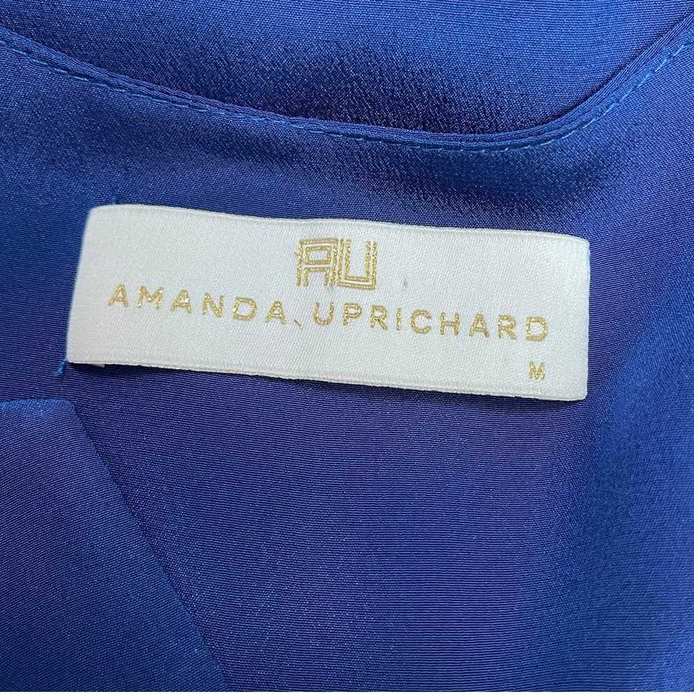Amanda Uprichard Silk Dress Medium Royal Blue Kne… - image 4