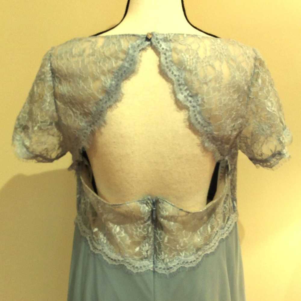Azazie Bluish Gray Formal Evening Gown Dress, Sho… - image 4