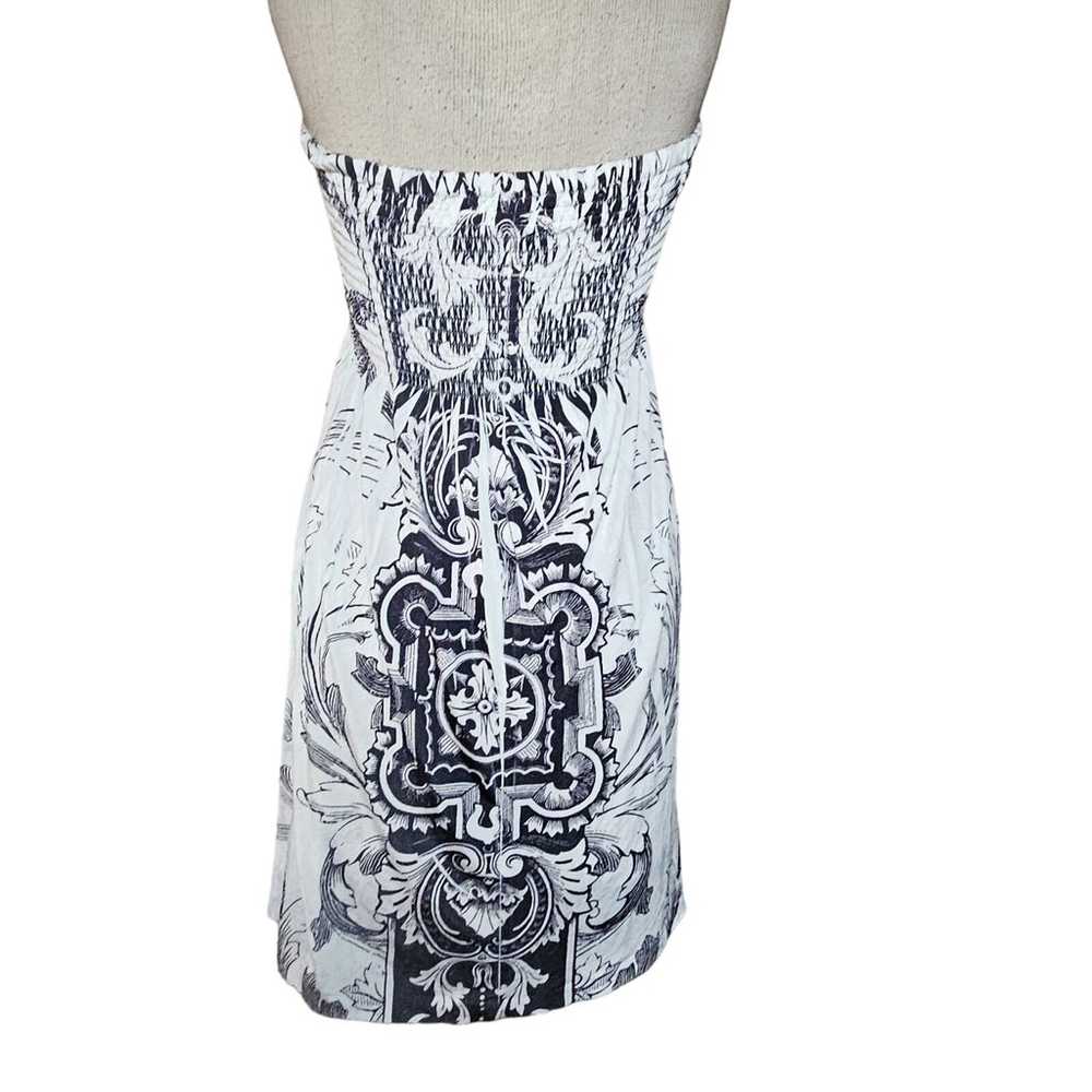 Rhinestone Embellished Strapless Mini Summer Dres… - image 3