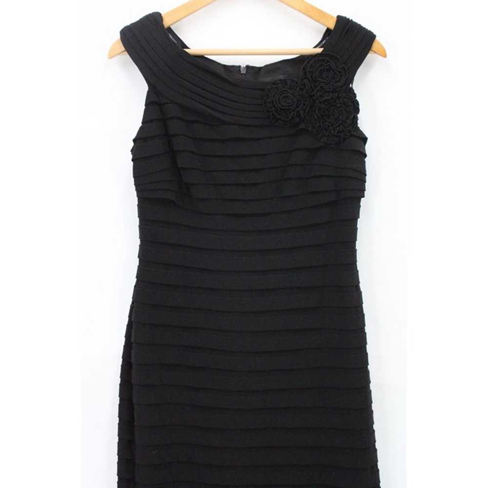Vintage Adrianna Papell Bodycon Dress Womens Blac… - image 2