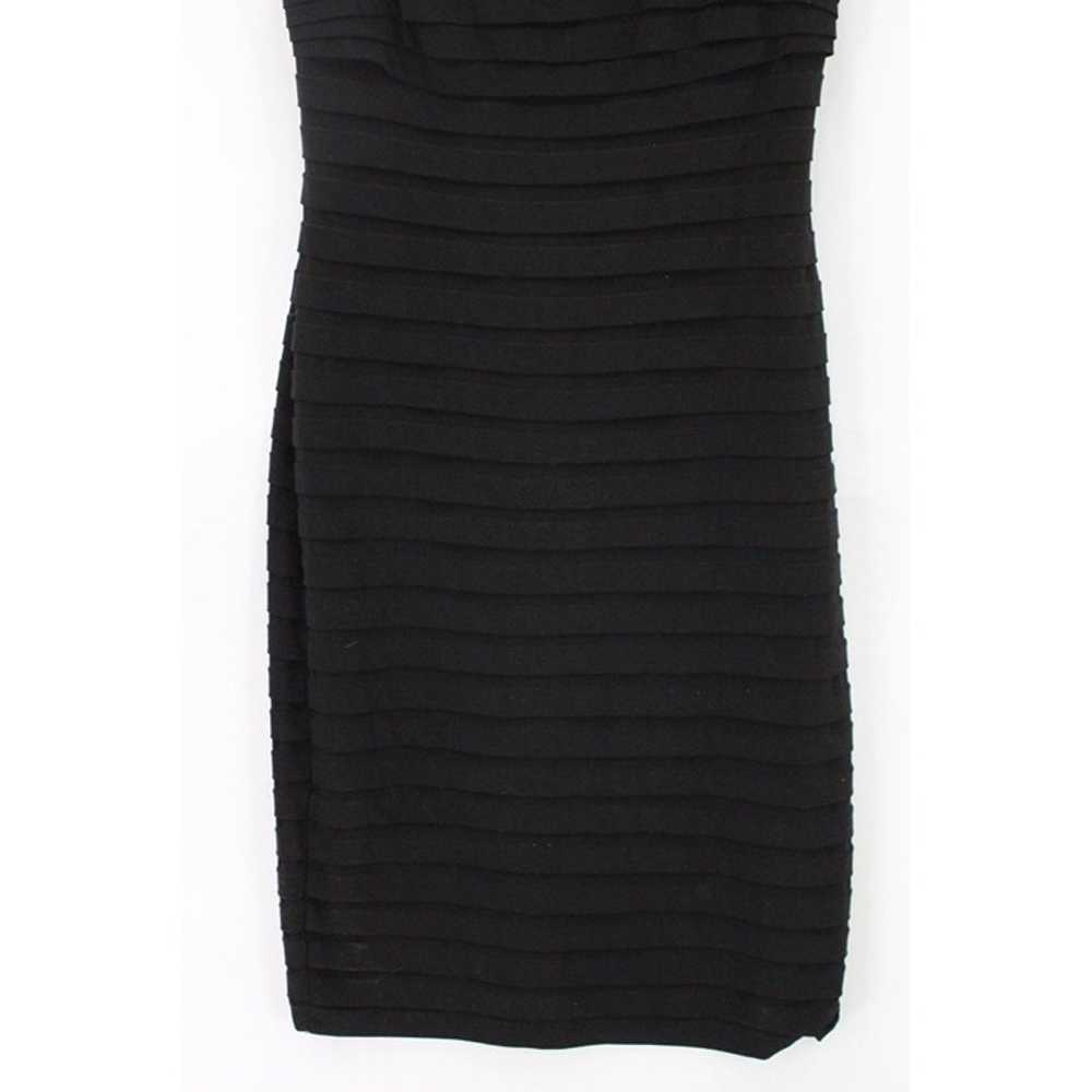 Vintage Adrianna Papell Bodycon Dress Womens Blac… - image 3