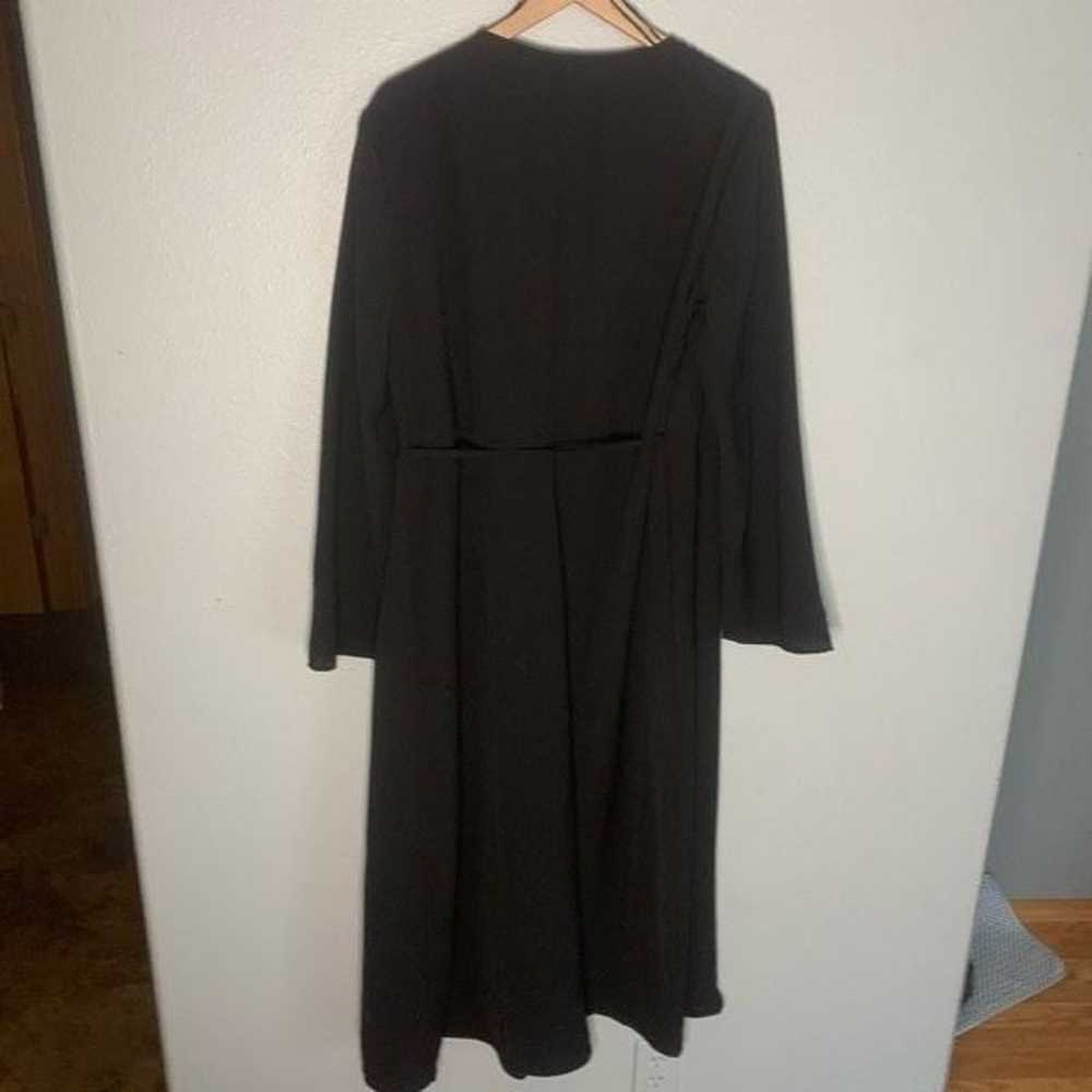 H&M black maxi long sleeve dress - image 6