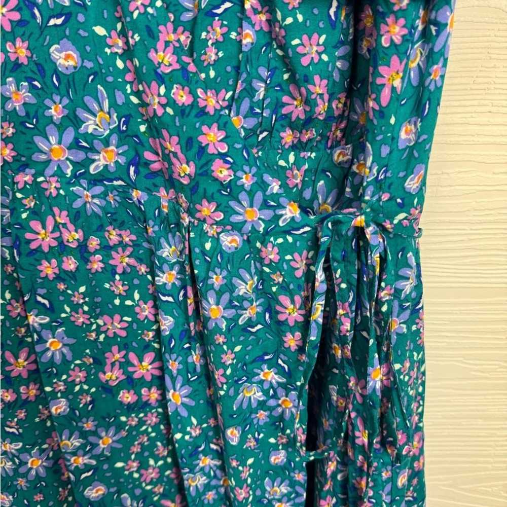 DRAPER JAMES RSVP™ Short Sleeve Wrap Dress Floral… - image 3