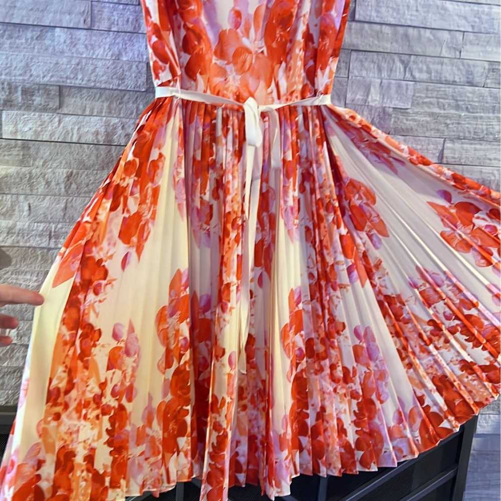 Adrianna Papell Floral Dress Sz 4 - image 2