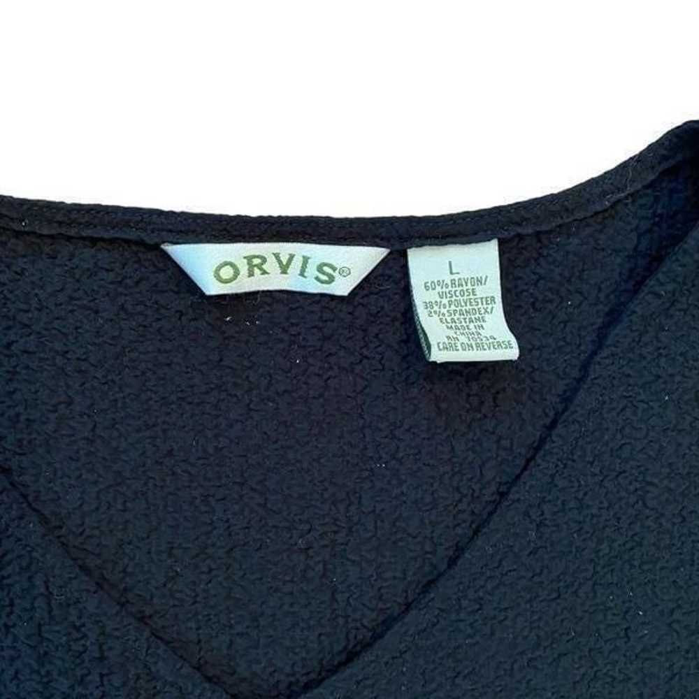 Orvis womens crinkle dress size L - image 4