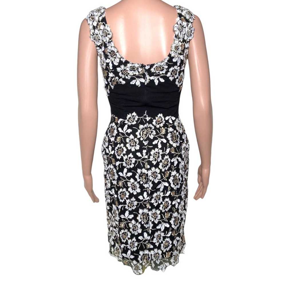 Alberto Makali Black Floral Dress with Embroidery… - image 2