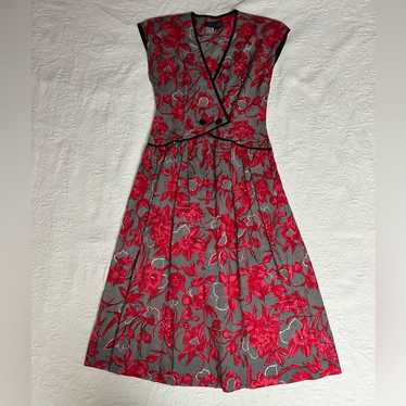 Vintage Kathryn Conover Floral Dress Size 10