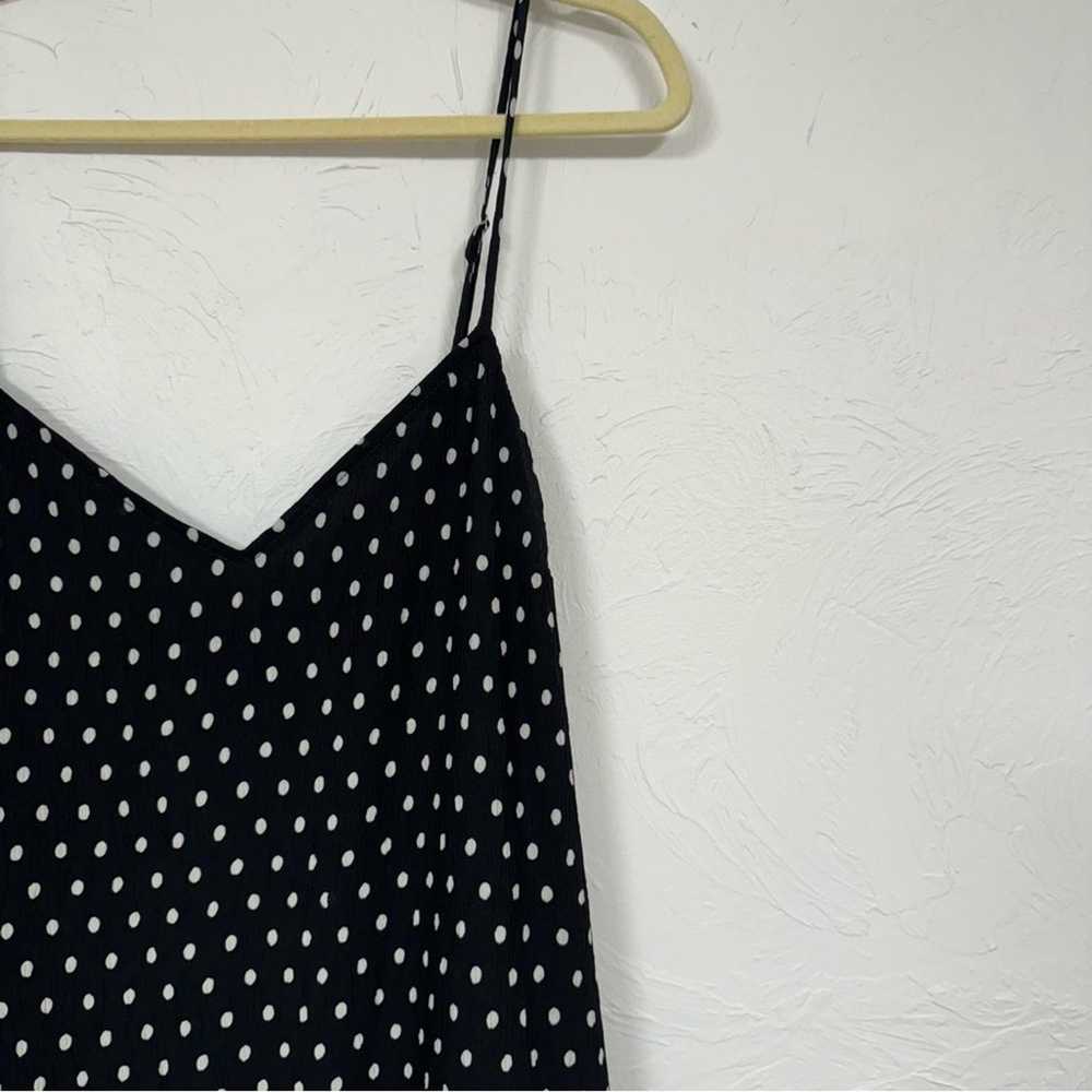 Lulus Black & White Polka Dot Mini Dress Womens X… - image 6