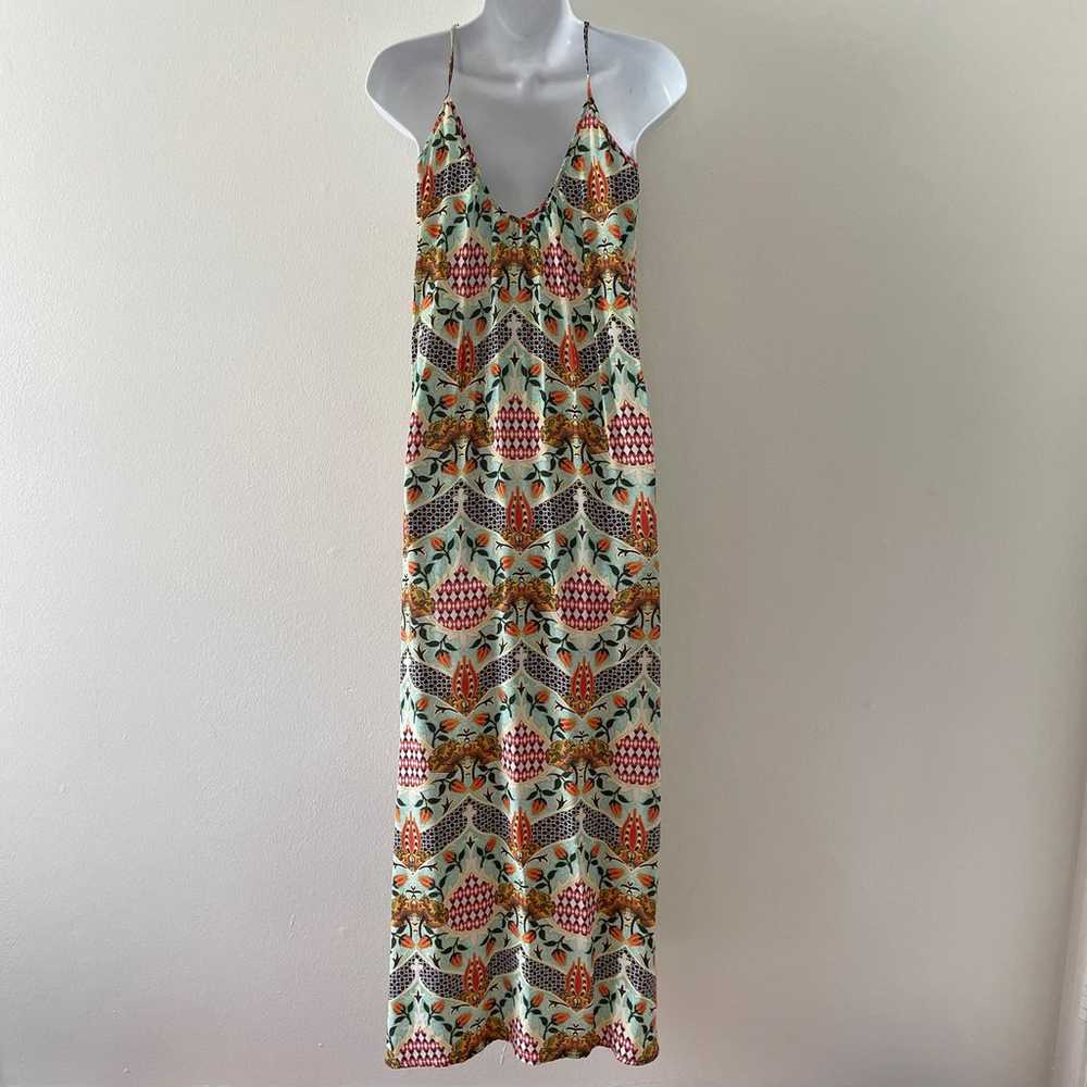 The Odells Dress Womens Medium All Over Print Fro… - image 2
