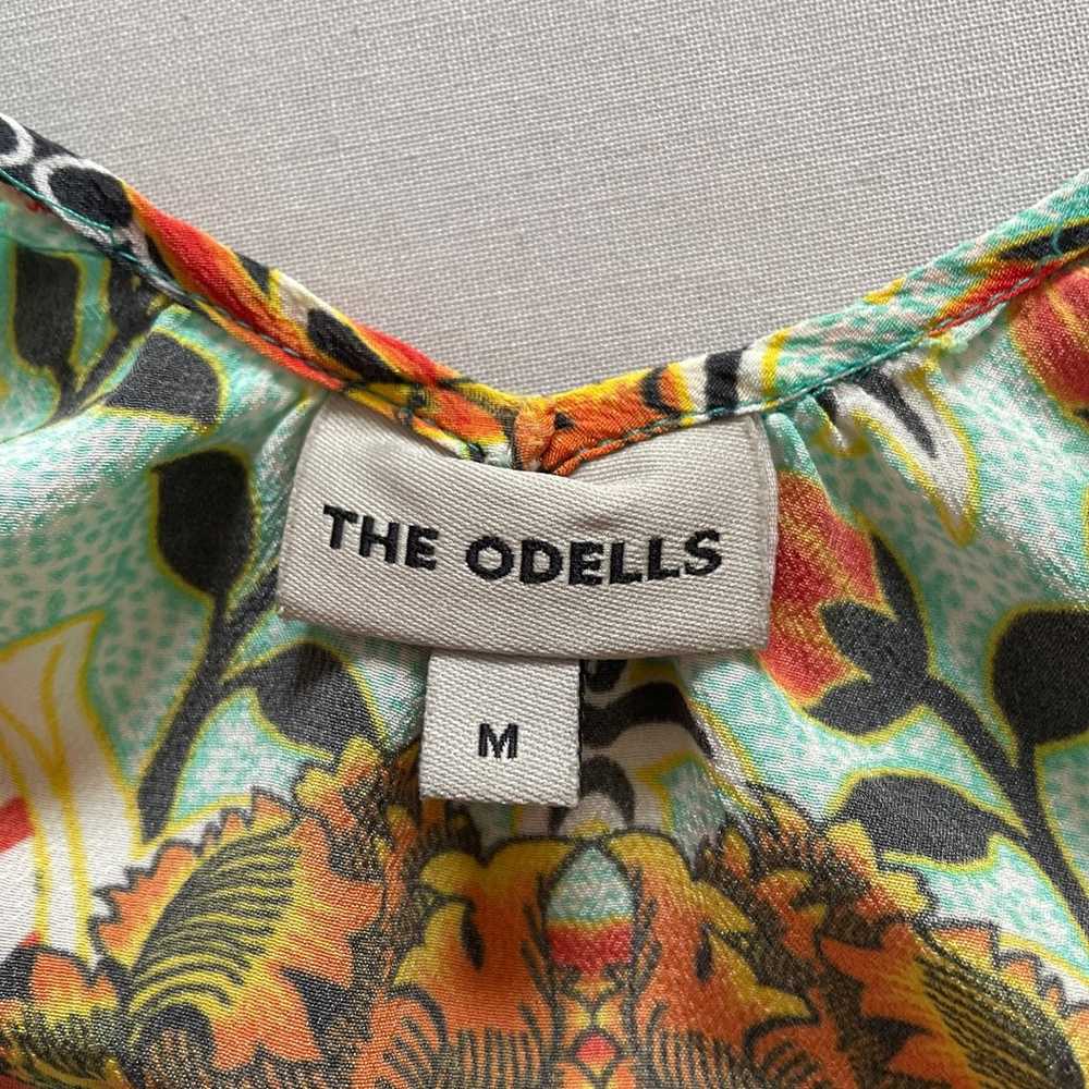 The Odells Dress Womens Medium All Over Print Fro… - image 3