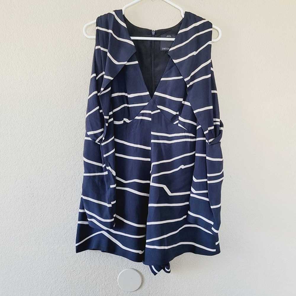 C/MEO COLLECTIVE Romper Size Large Long Sleeve St… - image 1