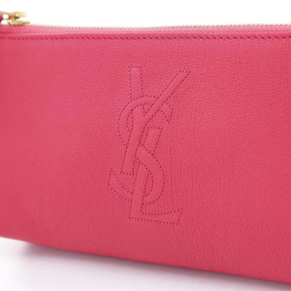 Yves Saint Laurent Belle de Jour leather clutch b… - image 3