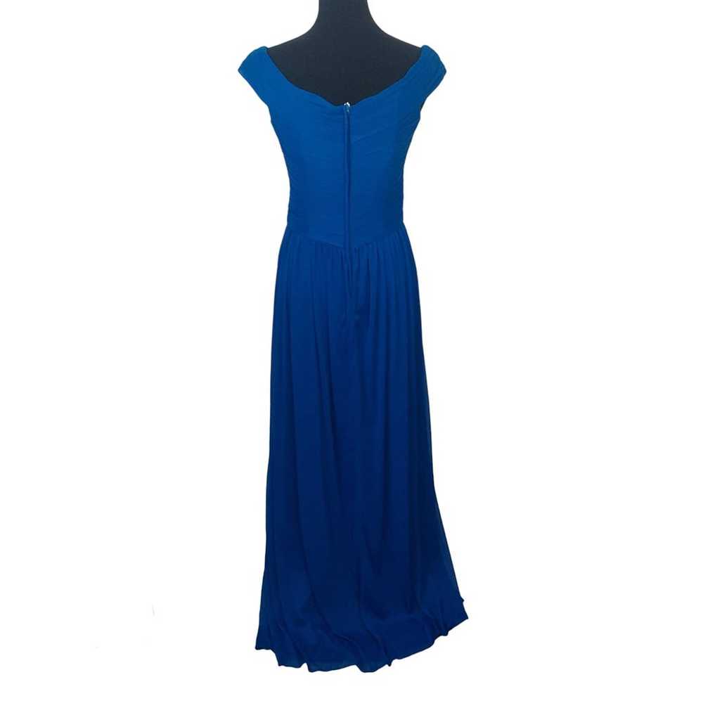 Crisscross Off the Shoulder Mesh Dress Size 6 Dav… - image 6