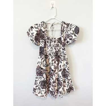 House of Harlow 1960 floral Ozzie mini babydoll d… - image 1