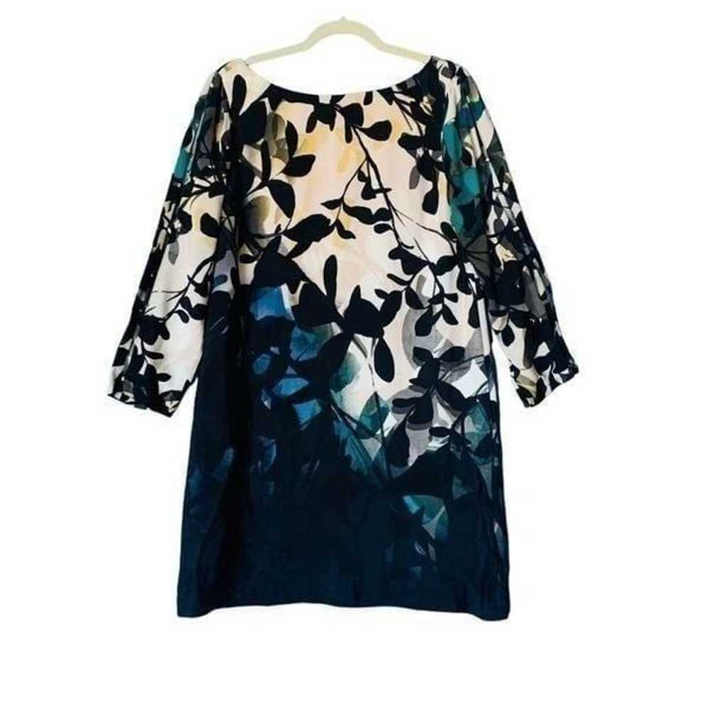 Maeve Floral Long Sleeve Mini Shift Dress | Size S - image 4