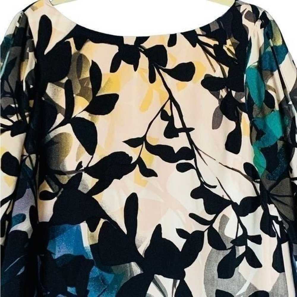 Maeve Floral Long Sleeve Mini Shift Dress | Size S - image 7