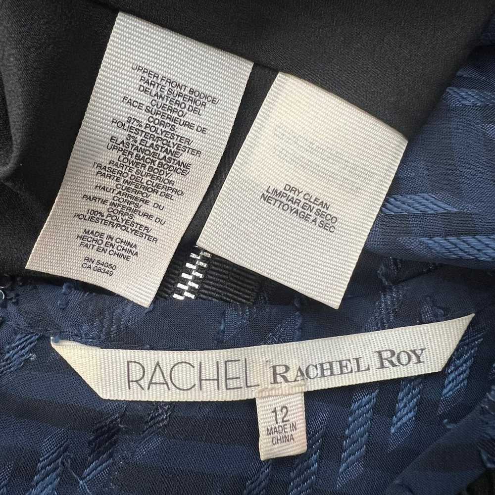 Rachel Rachel Roy (12) Blue Black Crinkle Pleat F… - image 6