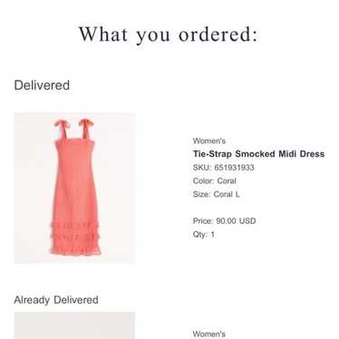 Abercrombie and fitch Tie-strap smocked midi dress
