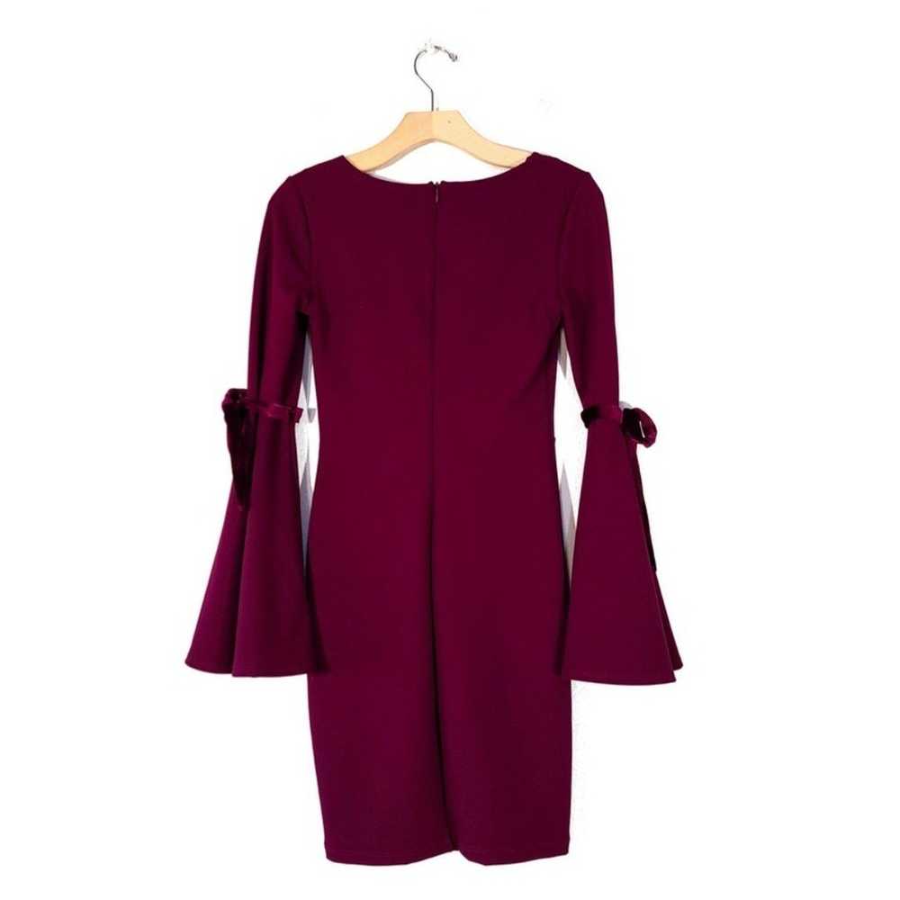 NEW Lulus Once in a While Burgundy Bell Sleeve Bo… - image 6