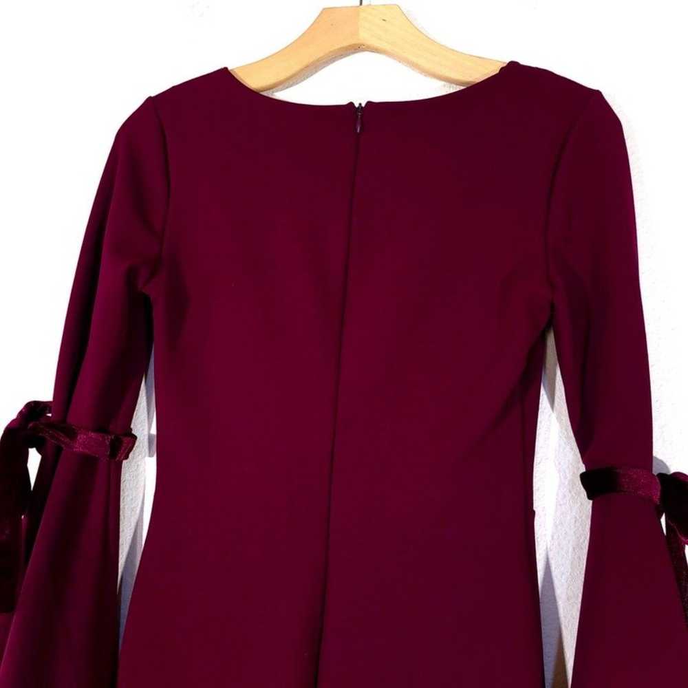 NEW Lulus Once in a While Burgundy Bell Sleeve Bo… - image 7