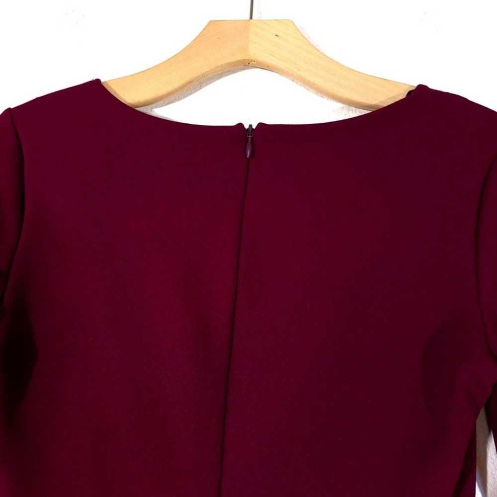 NEW Lulus Once in a While Burgundy Bell Sleeve Bo… - image 8