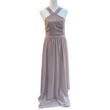 Lulus Air of Romance Taupe Maxi Dress Style# D153… - image 1
