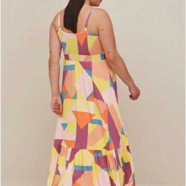 Torrid Super Soft Tiered Maxi Dress Multicolor Wo… - image 1