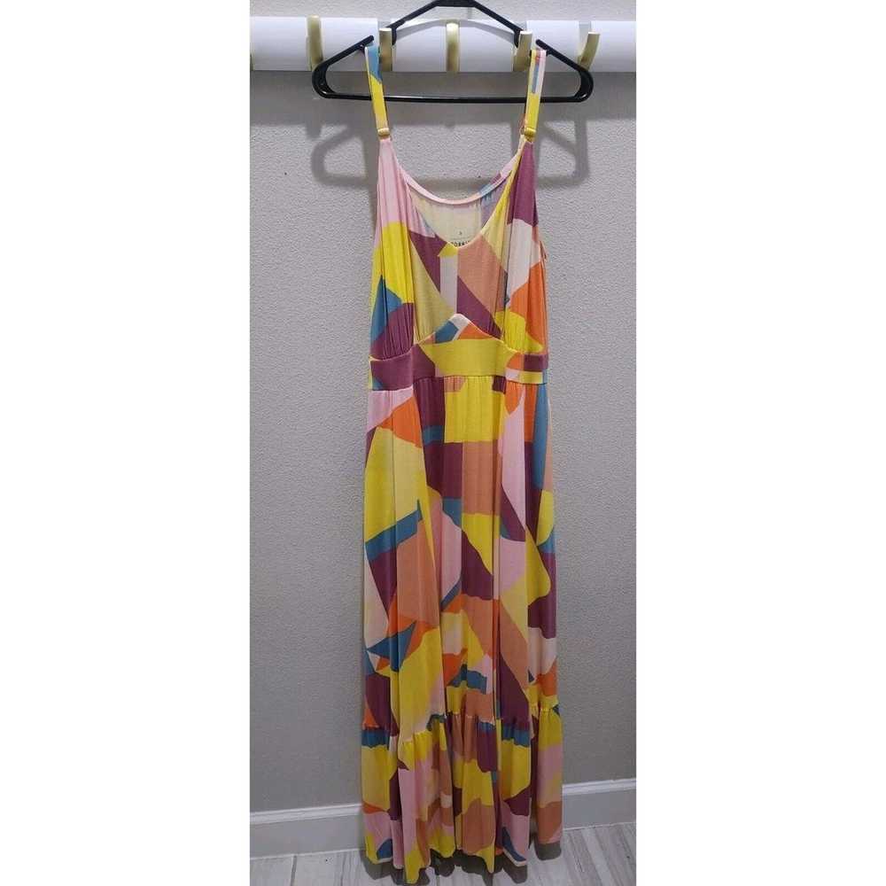 Torrid Super Soft Tiered Maxi Dress Multicolor Wo… - image 3