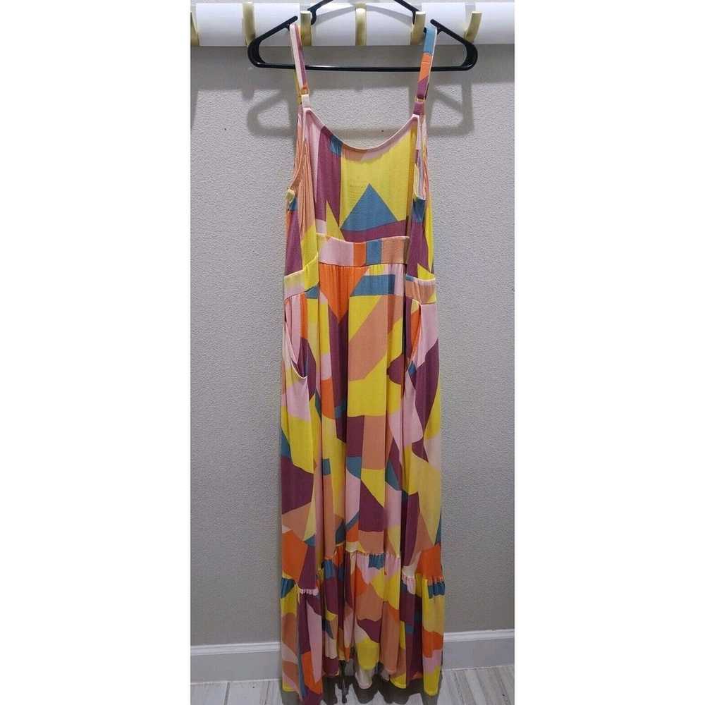 Torrid Super Soft Tiered Maxi Dress Multicolor Wo… - image 4