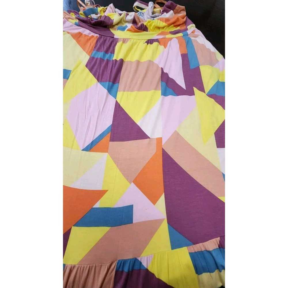 Torrid Super Soft Tiered Maxi Dress Multicolor Wo… - image 6