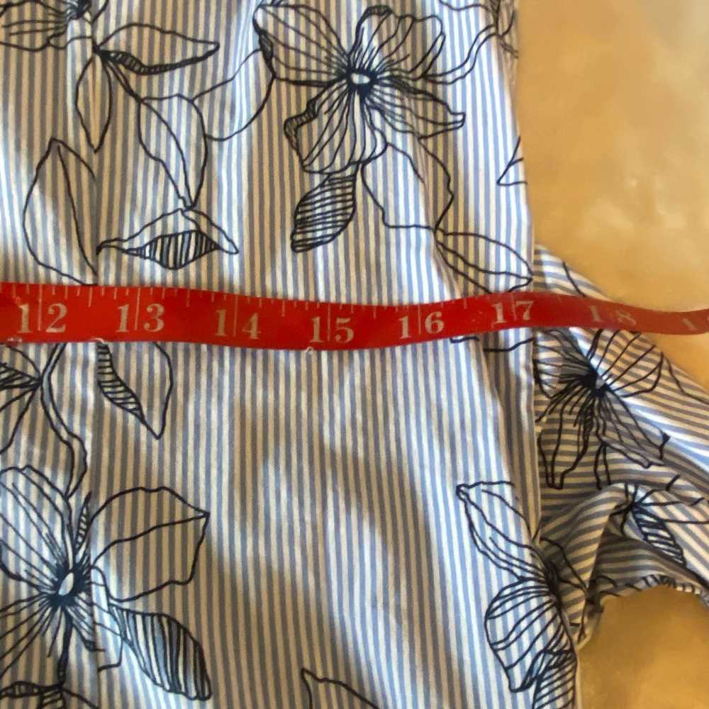 UNTUCKit Lily Button Down Shirt Dress Size 4 Blue… - image 10