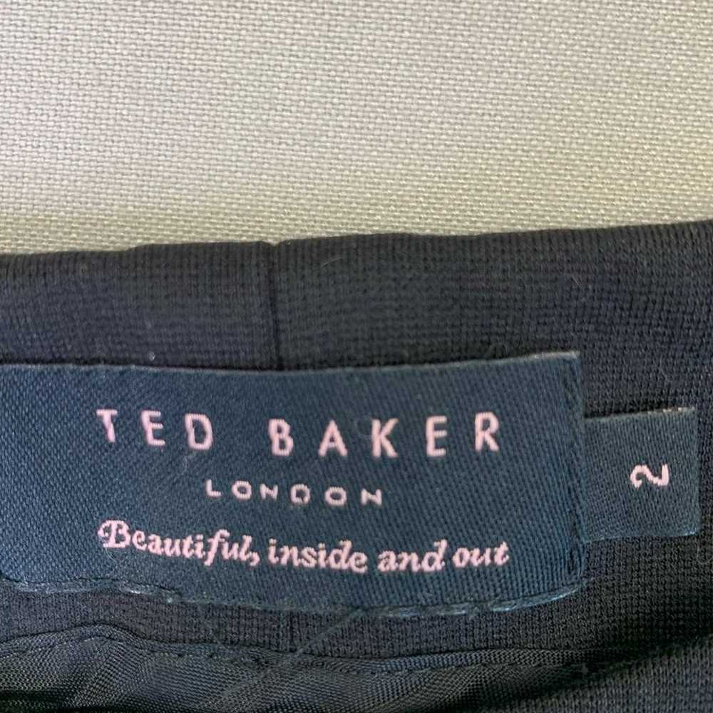 Ted Baker Sleeveless Genuine Leather Trim Shift D… - image 10
