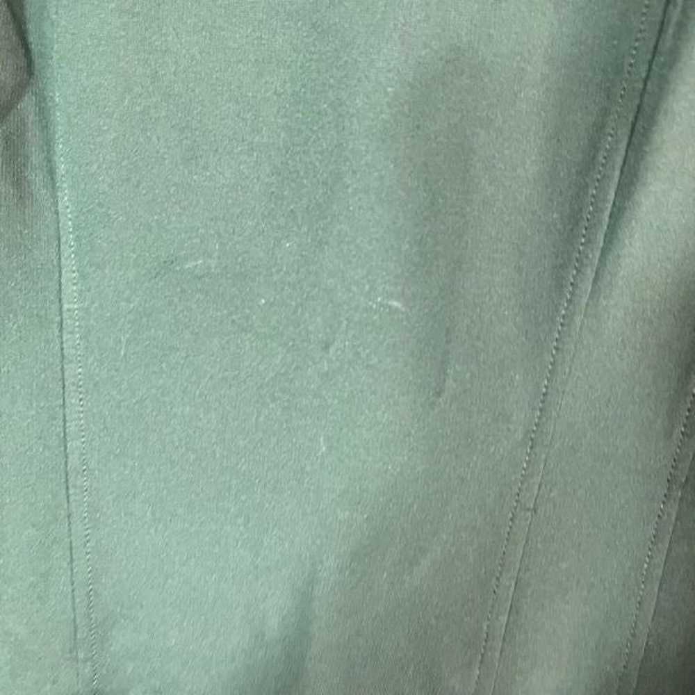 Theory Scuba Catalina Knit Long Sleeve Green Dres… - image 7