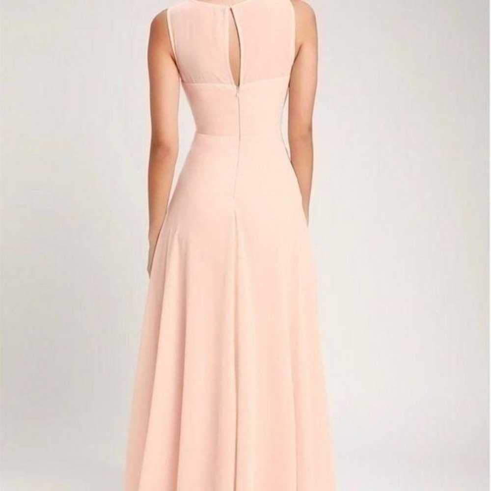 Lulu’s Here For Love Blush Pink Sleeveless Maxi D… - image 2