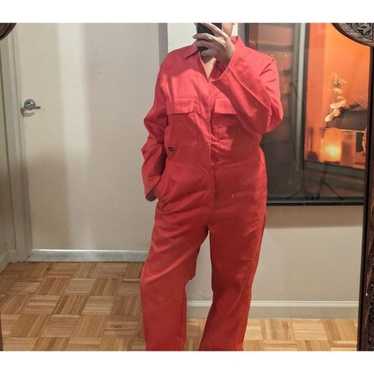 Red jumpsuit