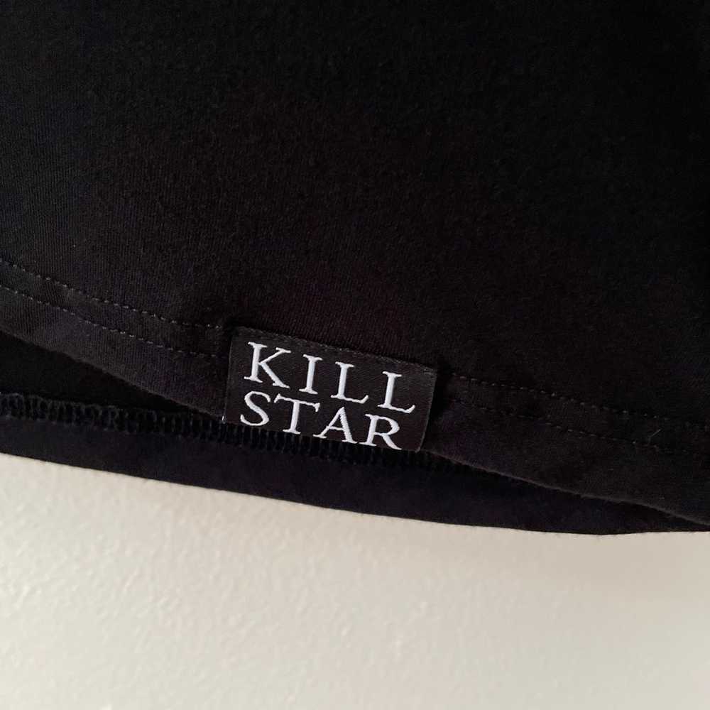 Killstar Dress Womens Medium Black Loveless Batwi… - image 5
