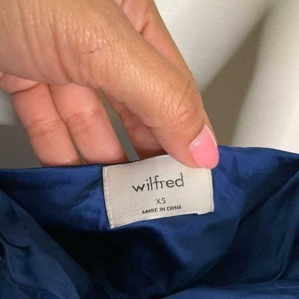 Wilfred Ruched Mini Slip Dress - image 7